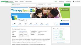 
                            6. Working at Therapy Source | Glassdoor - Therapy Source Portal