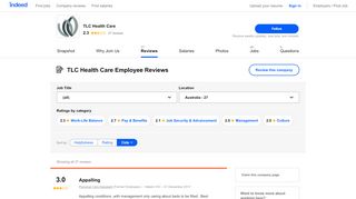 
                            11. Working at TLC Health Care: Employee Reviews | Indeed.com - My Tlc Aged Care Portal