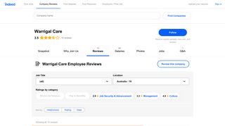 
                            6. Working at Warrigal Care: Employee Reviews | Indeed.com - Warrigal Email Login