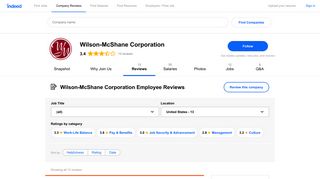
                            8. Working at Wilson-McShane Corporation: Employee Reviews ... - Wilson Mcshane Portal