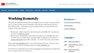 Working Remotely | Medicine - Boston University Medical - Bmc Org Portal
