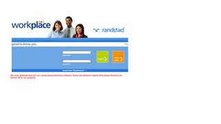 
                            1. Workplace - Randstad User Portal