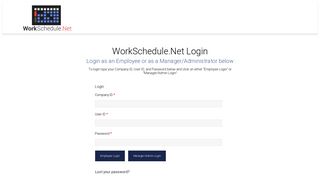 
WorkSchedule.Net Login - Employee scheduling online ...
