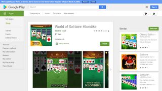 
                            5. World of Solitaire: Klondike - Apps on Google Play - Worldofsolitaire Com Portal