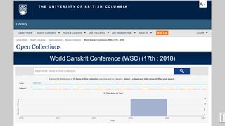 
                            4. World Sanskrit Conference (WSC) (17th : 2018) - UBC Library ... - World Sanskrit Conference 2018 Portal