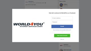 
                            12. World4You - Login mit der neuen App! | Facebook - World4you Portal
