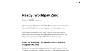 
                            8. Worldpay Zinc - yfibaxuvyp.ml - Worldpayzinc Portal