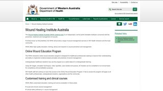 
                            5. Wound Healing Institute Australia - WA Health - Woundswest Sign Up