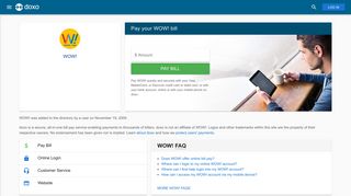 
                            15. WOW! | Pay Your Bill Online | doxo.com - Wowway Net Portal