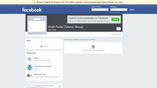 
                            1. WoW Portal (Telenor Group) - Work Project | Facebook - Wow Telenor Portal