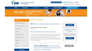 
WrAP Overview | erblearn.org  
