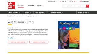 Wright Group Literacy - McGraw-Hill - Lead 21 Teacher Portal