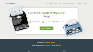 
                            2. Writerslabs.com: Freelance Jobs In Academic Writing Online - Writerslabs Sign Up