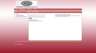 
                            8. W.S.I. Customer Portal - Wsi Online Portal