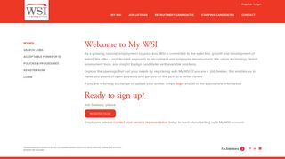 
                            1. WSI - Wsi Online Portal