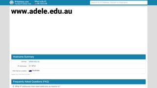 
                            4. ▷ www.adele.edu.au : ADELE LMS: Log in to the site - Adele Defence Login