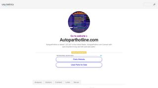 
www.Autoparthotline.com - Connect with auto recyclers to buy ...  
