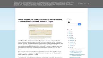 www.Bnymellon.com/shareowner/equityaccess : Shareowner ...