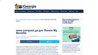 
www.compass.ga.gov Renew My Benefits - Georgia Food ...
