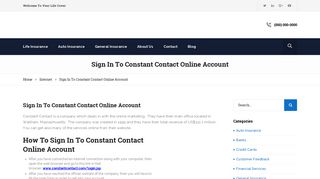 www.constantcontact.com/login.jsp - Sign In To Constant ... - Www Constantcontact Com Portal Jsp