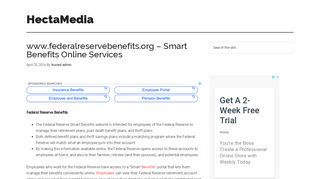 
                            3. www.federalreservebenefits.org - Smart Benefits Online ... - Hewitt Smart Benefits Login