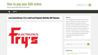 
                            9. www.fryscredit.com | Fry's credit card Payments MyOnline Bill ... - Fry's Credit Portal