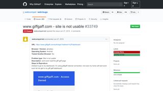 
                            7. www.giffgaff.com - site is not usable · Issue #33749 ... - GitHub - Https Www Giffgaff Com Auth Portal Redirect 2fdashboard