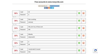 
                            5. www.manyvids.com - free accounts, logins and passwords - Manyvids Login