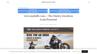 
                            7. www.myhdfs.com - The Harley Davidson Loan Payment - - Myhdfs Portal