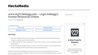 
www.myhr.kellogg.com - Login Kellogg's Human Resources ...
