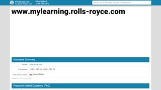 
                            6. ▷ www.mylearning.rolls-royce.com Website statistics and ... - Mylearning Rolls Royce Login
