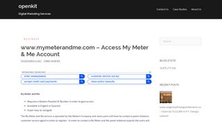 
                            2. www.mymeterandme.com - Access My Meter & Me Account ... - Mymeterandme Portal