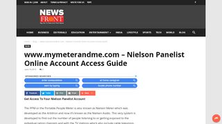 
                            6. www.mymeterandme.com - Nielson Panelist Online Account ... - Mymeterandme Portal