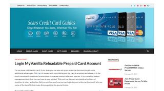 
                            4. www.myvanilladebitcard.com – Login MyVanilla Reloadable ... - Www Myvanilladebitcard Com Login