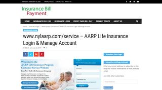 www.nylaarp.com/service - AARP Life Insurance Login ...