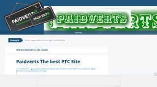 
                            6. www.paidverts.com login | paidvertsz - Www Paidverts Com Portal