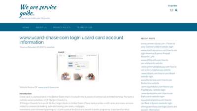 www.ucard-chase.com login ucard card account information ...
