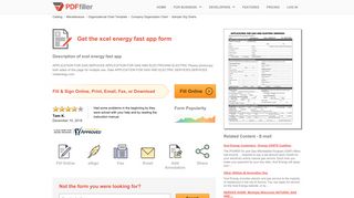 
Xcel Energy Fast App - Fill Online, Printable, Fillable, Blank ...
