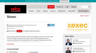 
                            7. Xexec | Suppliers | Reward and Employee Benefits Association - Xexec Login Jp Morgan