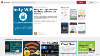 
                            3. Xfinity WiFi Login Password - Free Xfinity ... - Pinterest - Free Xfinity Wifi Portal 2016
