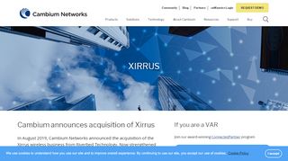 
                            5. XIRRUS - Cambium Networks % - Portal Xirrus