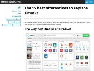 
                            1. Xmarks Alternatives - Xmarks shut down. So what are your ...
