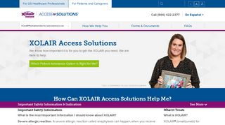 
                            3. XOLAIR Access Solutions | Patients and Caregivers - Xolair Access Solutions Portal