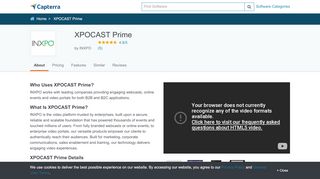 
                            3. XPOCAST Prime Pricing, Cost & Reviews - Capterra UK - Xpocast Portal