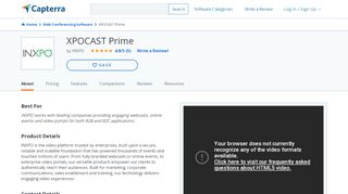
                            7. XPOCAST Prime Reviews and Pricing - 2019 - Capterra - Xpocast Portal