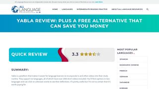 
Yabla Review: Plus A Free Alternative That Can Save You ...  
