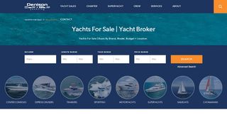 Yachts For Sale by Denison Yacht Sales - Boatwizard Dealer Login