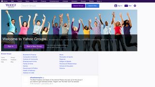 
                            7. Yahoo Groups