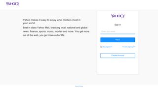 
                            1. Yahoo - login - Y7mail Portal Account