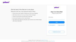 
                            2. Yahoo - login - Yahoo Mail - Verizon Central Email Portal Page